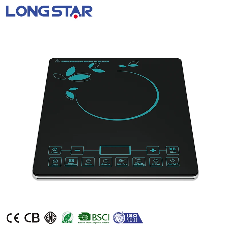 2020 Oem Induction Cooker Digital Invisible Lcd Display Induction Cooker