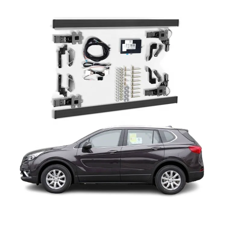 App-Control LED Domestic Foot Pedal Side Step Running Boards for buick Envision 16-24 Compatible with Ford VW