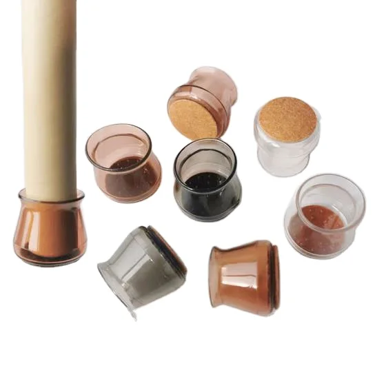 Chinese factory silicone table chair desk leg foot protectorsg cover cap /transparent chair leg cover