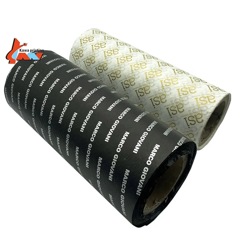 Silver Logo Black Golden Wrapping Paper Printed Clothing Tissue Paper