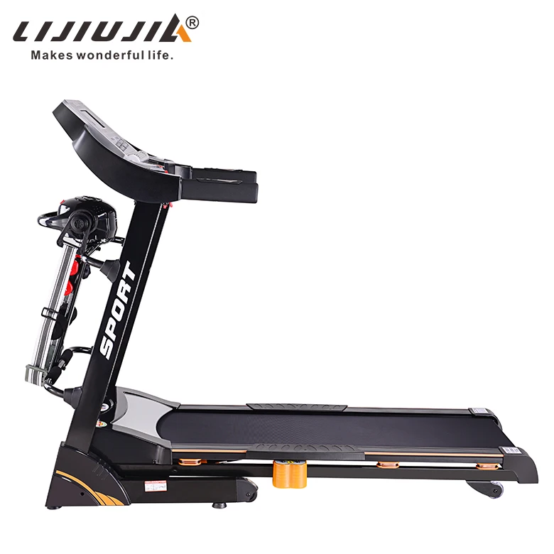 Professional Multifunctional  2 in 1 Indoor House Fit Foldable Treadmill With Massager