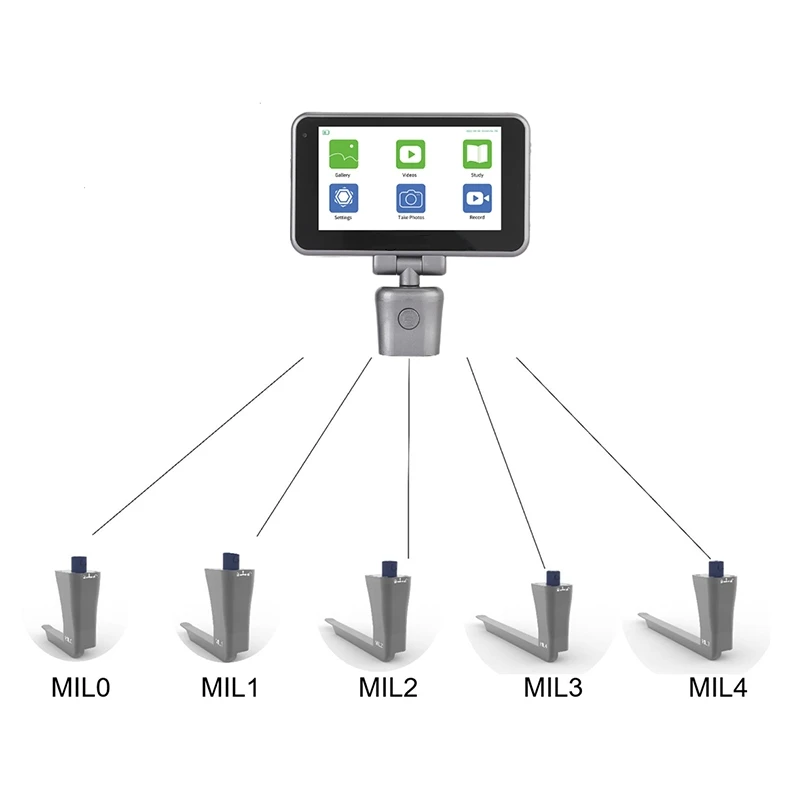 High Quality Veterinary Instruments 4.5-Inch Ultra HD Touch Screen Video Laryngoscope