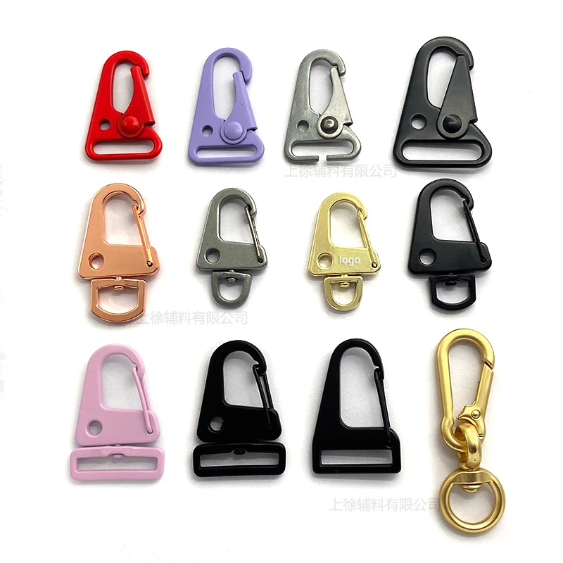 Wholesale custom dog hook metal trigger swivel spring snap metal hook for lanyard