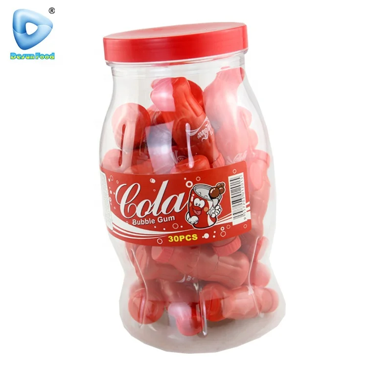 Hot-selling custom sweet chewing gum drink bottle mini bubble gum
