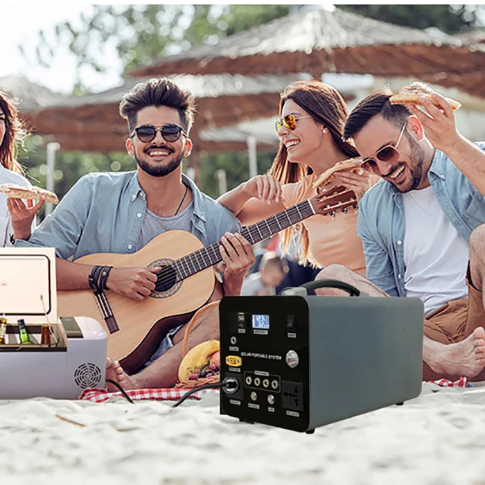 wholesale outdoor solar energy storage power station 300w-1500w solar portable power station system with solar panel