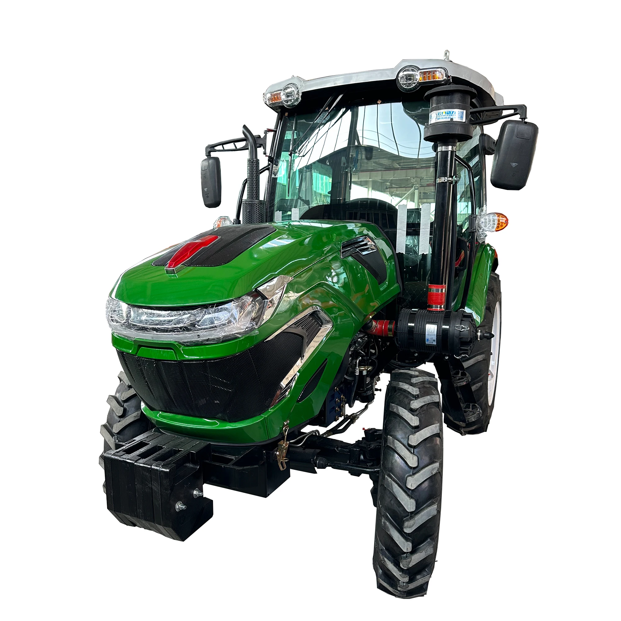Долоточный плуг для сельского хозяйства 50 л.с. 4wd 4x4 мини-трактор б/у трактор