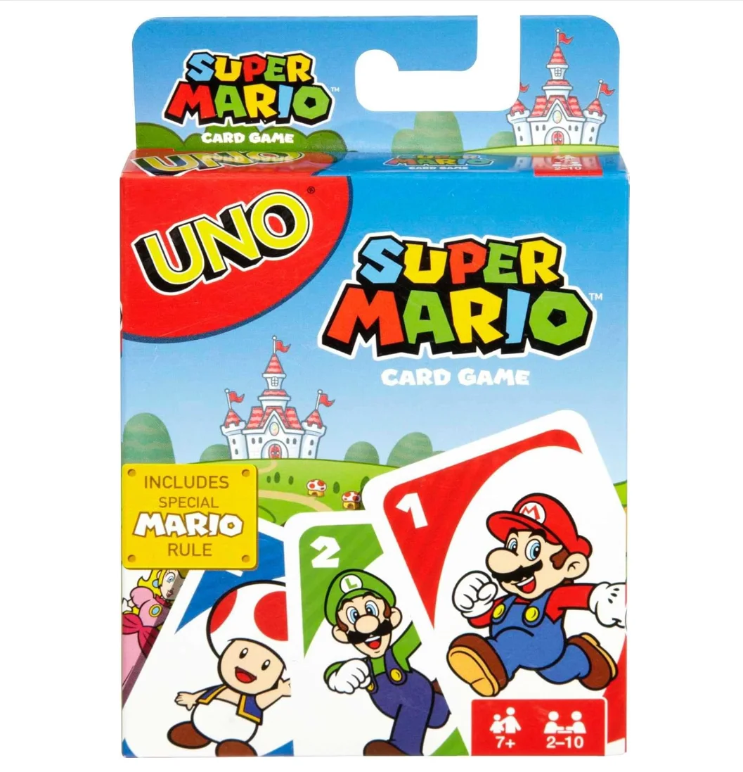 Классическая карточная игра U-n-o-es аниме доска без пощады черная фаза 10 драконов шар Z супер мариос полный диапазон не-Oed утолщенный для детей