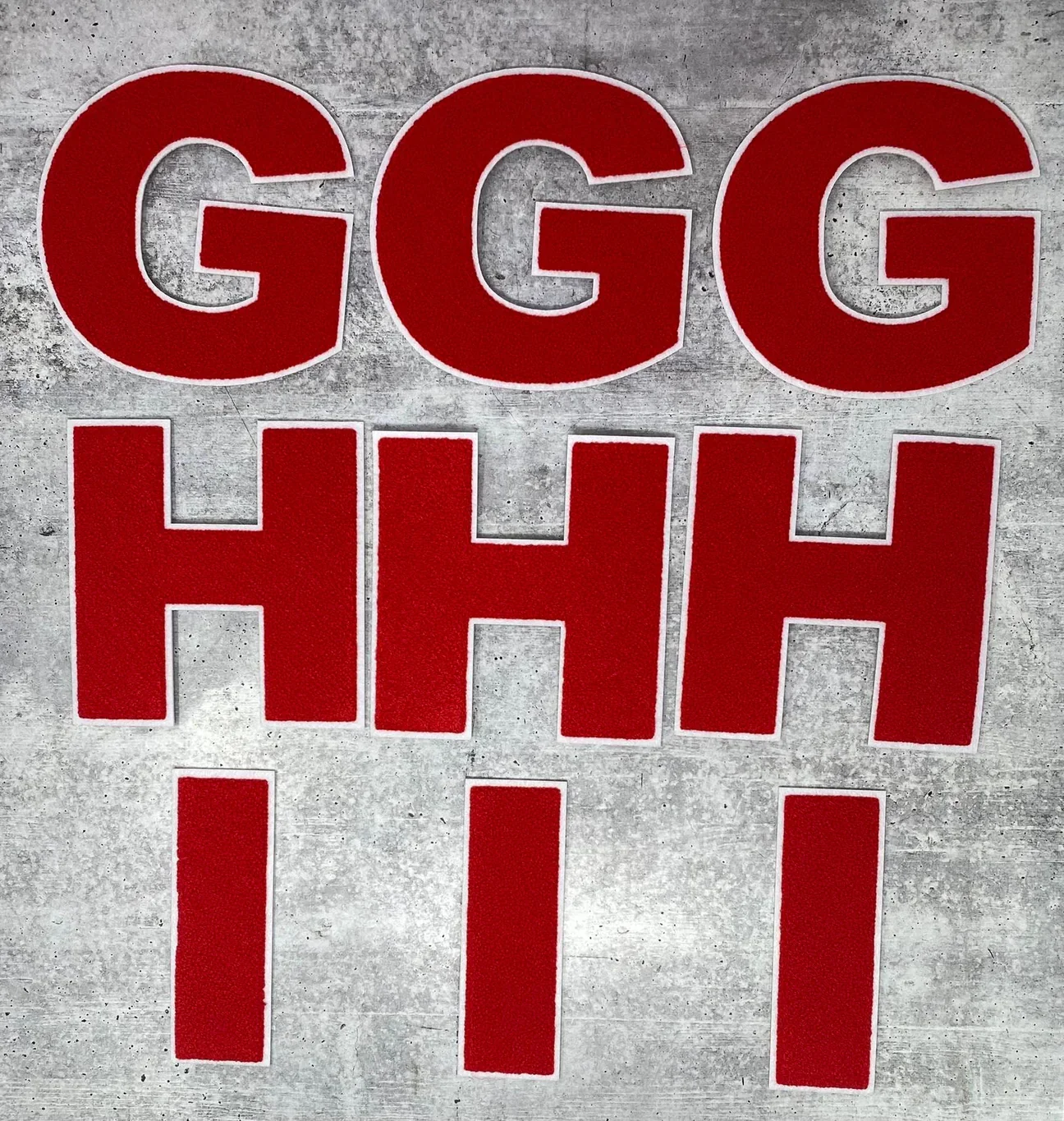 large varsity alphabet patches letter jacket patch