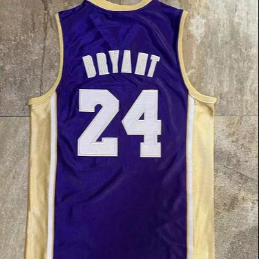 #24 Bryant 2020 Hall of Fame Memorial Purple embroidery jerseys polyester quick dry Team Uniform Basketball Jerseys