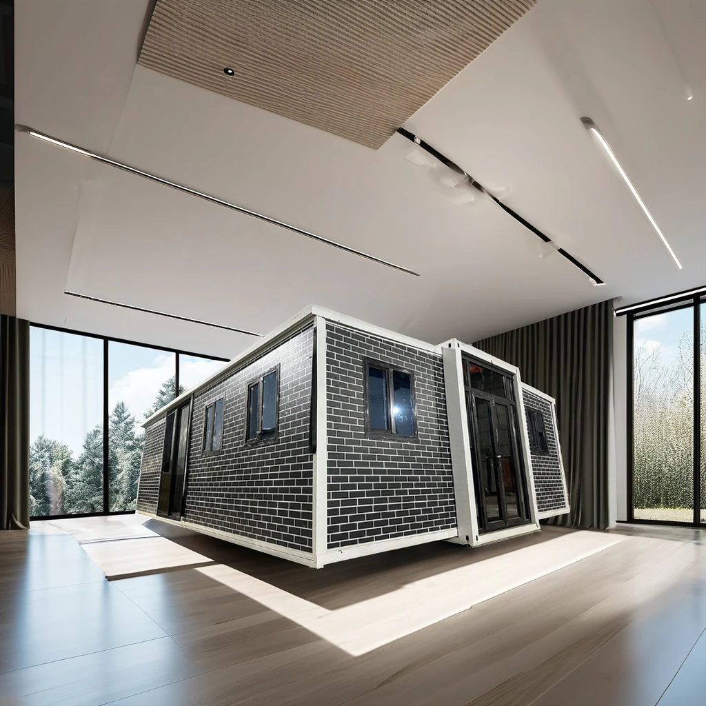 Modular Folding Container House 20 & 40 Foot Prefabricated for Family Camping Fast Movable & Easy Construction for Shops Hotels