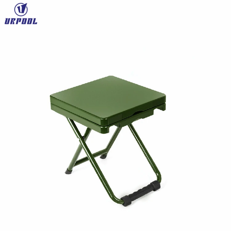 2016 portable folding chair military camp stool multifunction stool chair for soldiers outdoor