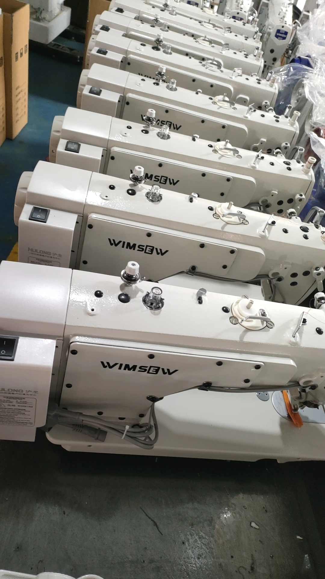 9700 High speed computerized single needle  lockstitch sewing machine with ervo motor automatic sewing machine