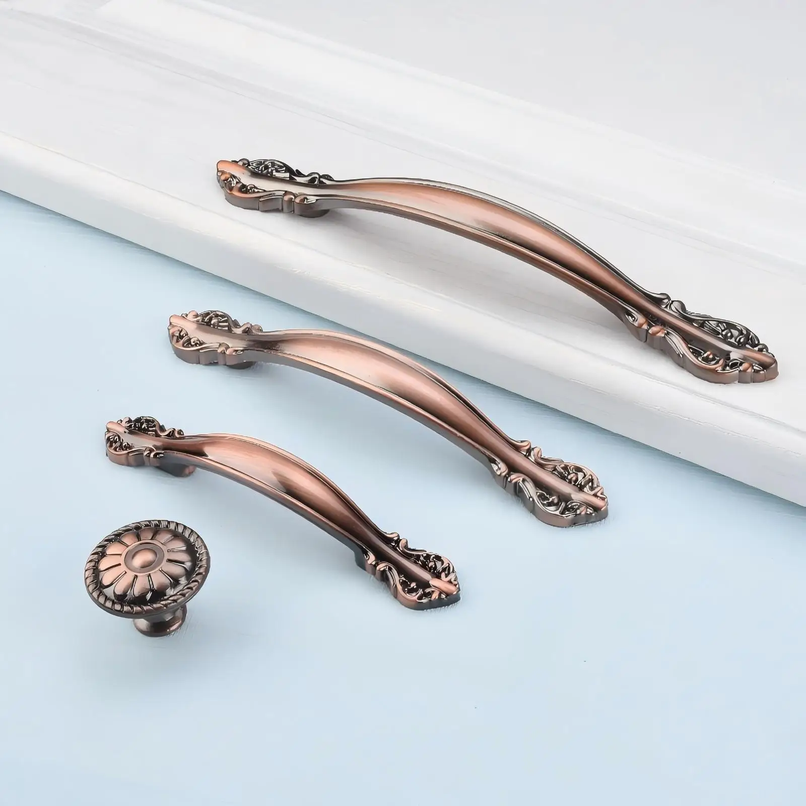 Cabinet Handles Desk Drawer Pull Furniture Door Knob For Cabinet Knob Drawer Wholesale Furniture Hardware Kitchen Accessories