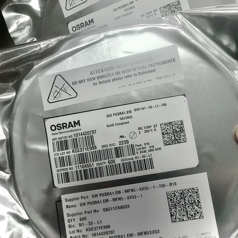 AMS -OSRAM GWPUSRA1.PM 3737 Led Smd Chip 5W 3V 70-80CRI 3000-6500K Led High Power OSRAMS