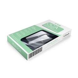 5.5 inch 175um 50pcs Two-tier structure oca glue film optical clear adhesive oca sheet glue for touch screen lcd repair