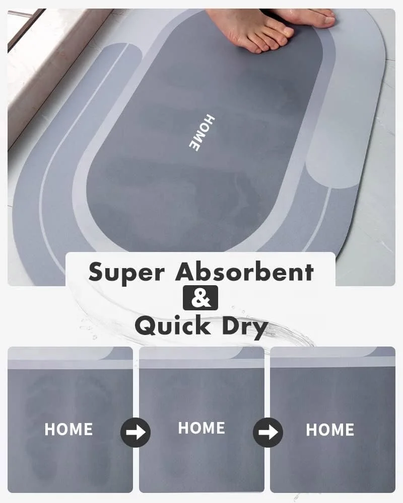 Wholesale China factory quick dry anti slip mat for bathroom floor bathroom rugs bath mats