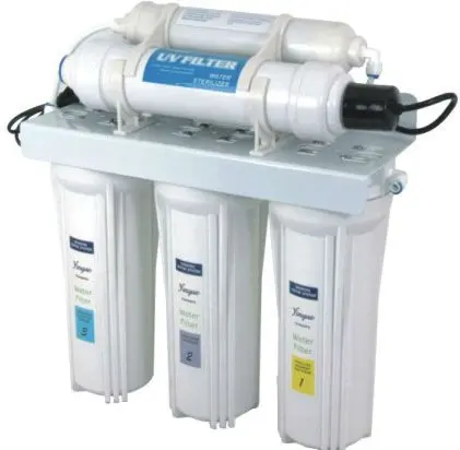 Machine CE High-Flow Rate 5-Stage RO Water System Electric Portable Under-Sink Filter for Household and Hotel Use