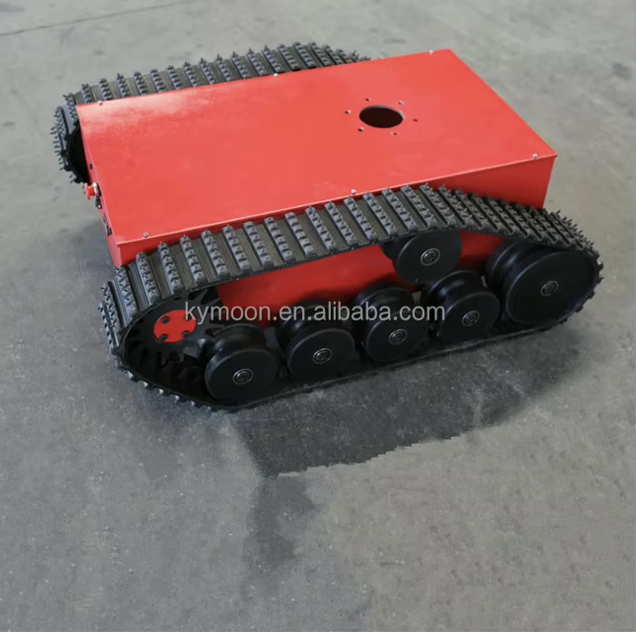 ATV All Terrain Rubber Tracked Undercarriage Chassis Robot Rubber Track Chassis Mini Tracked Carrier