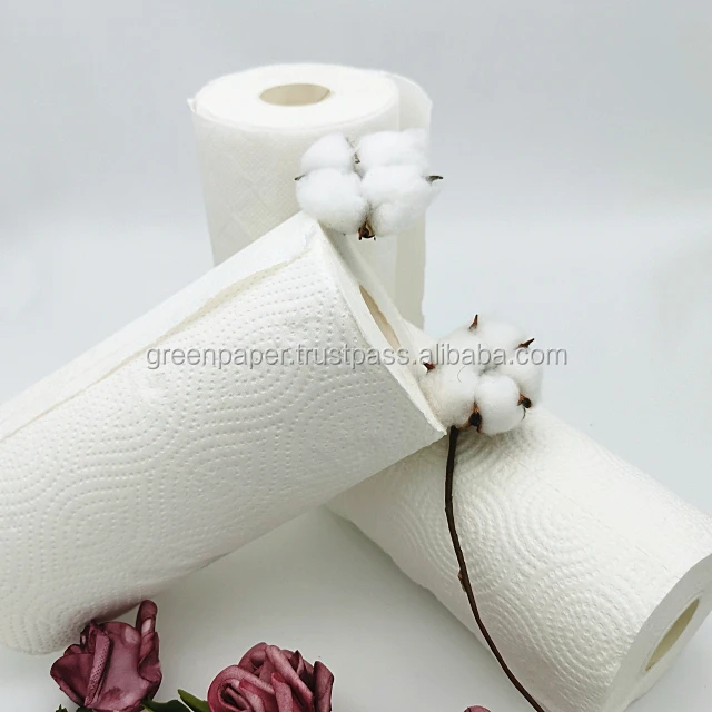 Wood pulp virgin 20GSM 2 ply House Hold Kitchen Towel paper