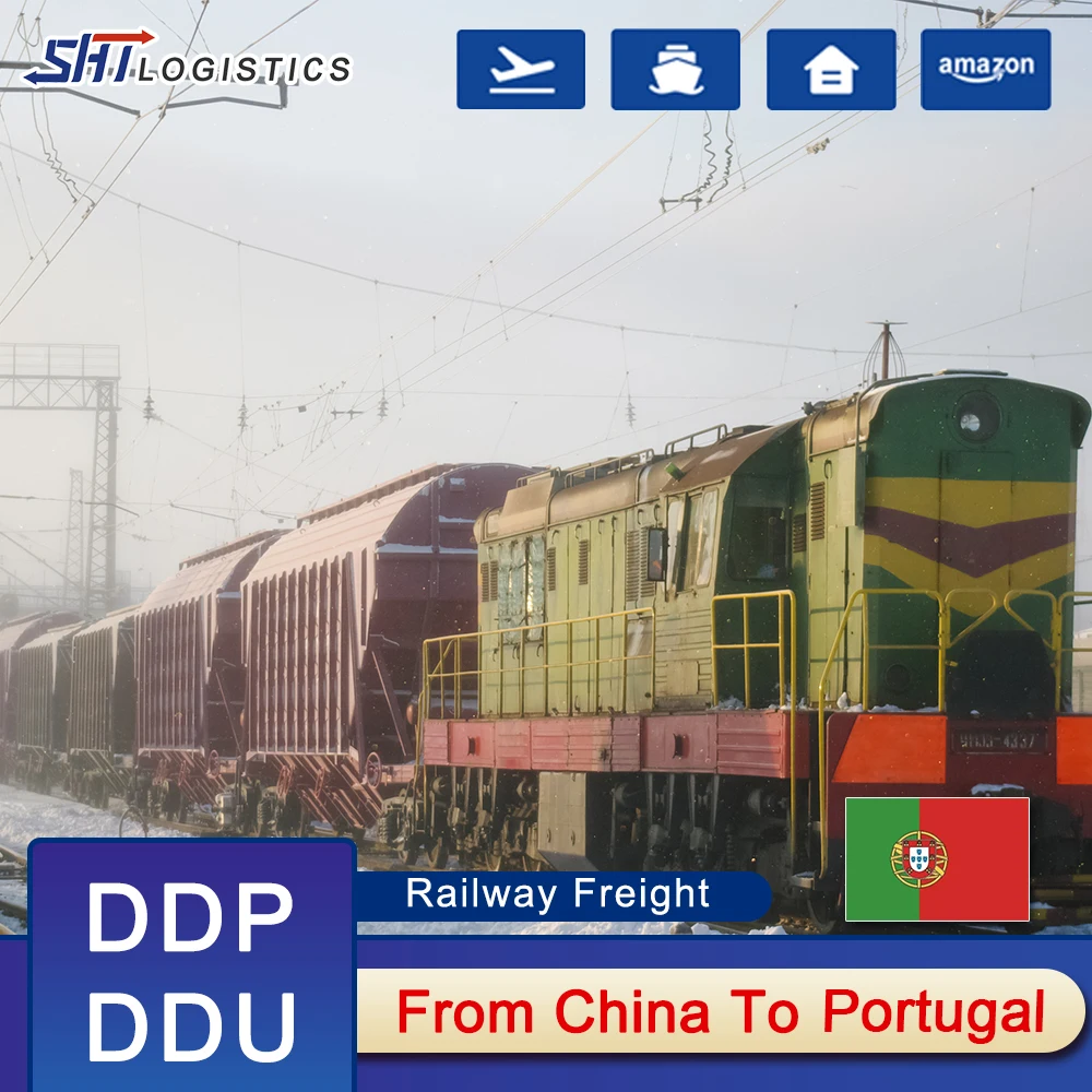 Door to door prices of Amazon warehouses shipped by rail from China to Germany