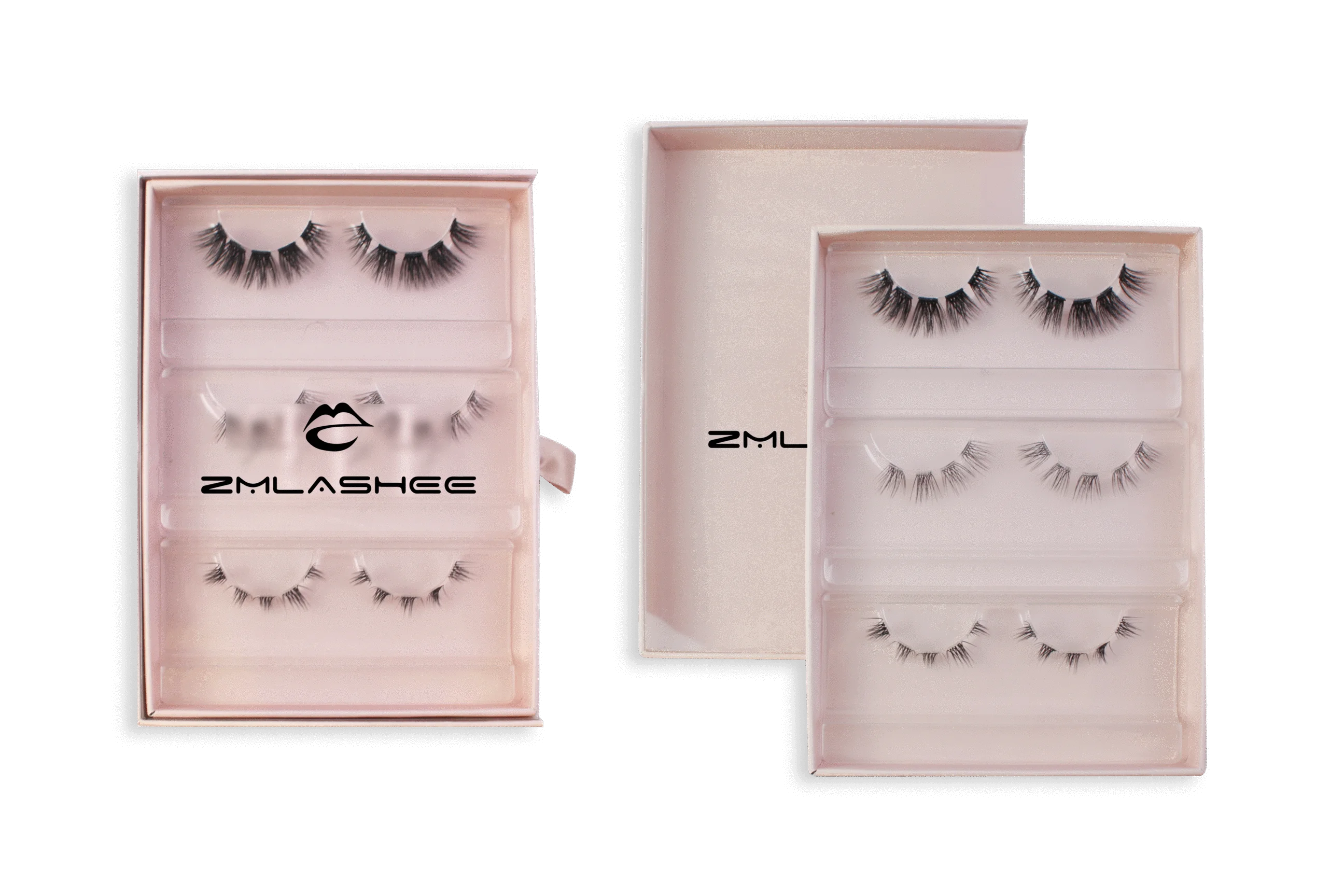 Reuse 3-5 times superthin band cruelty free PBT segment diy lash 12 16 mm cluster lash c d curl diy lash extension kit