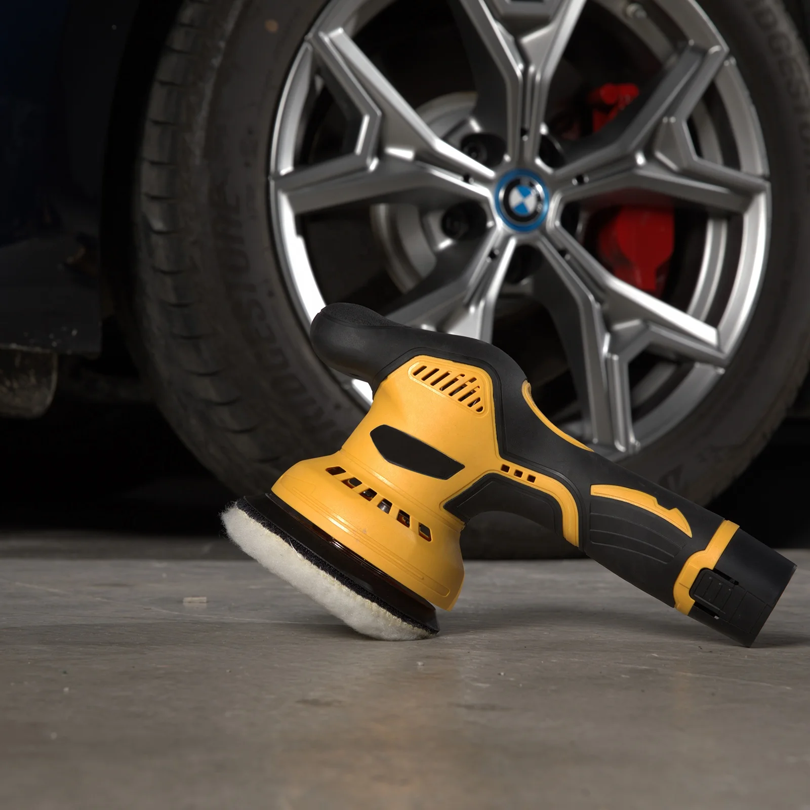 Индивидуальные 5-дюймовые беспроводные полировальные Полировальные машины с двойным действием, орбитальные Полировальные машины 9 мм