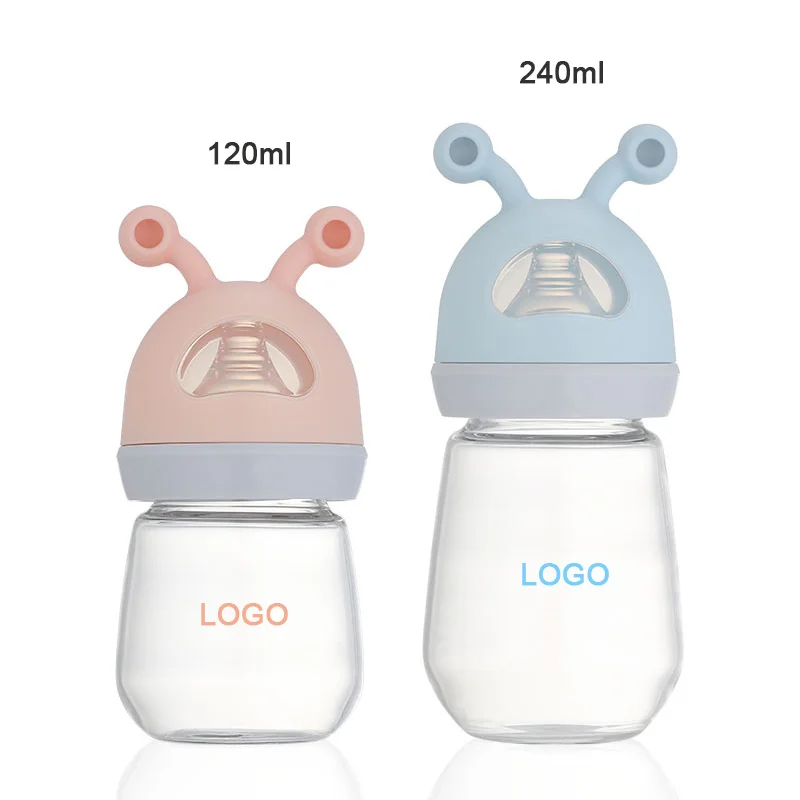 Glass baby bottles Feeding Supplies Baby Feeding Bottles