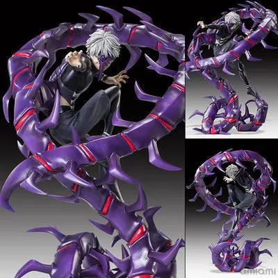 28cm Anime Tokyo Ghouls Kaneki Ken Generation Of Dark Jin Muyan PVC ornaments Tokyo Ghouls Action Figure toys