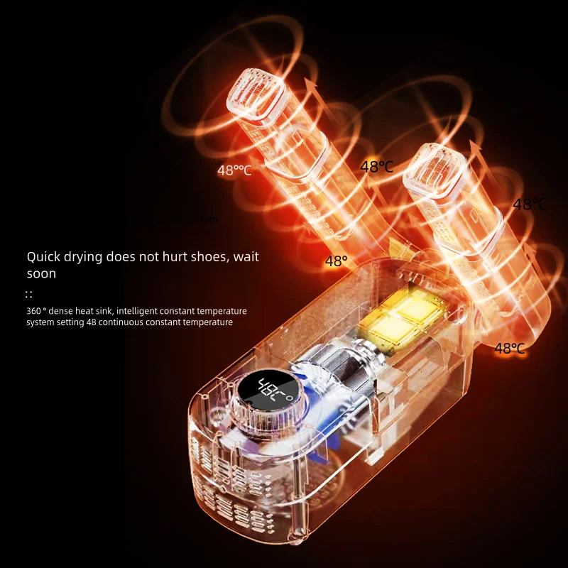 Portable 220V Shoe Dryer & Warmer with Timer Dehumidify Ozone Helmet Ski Boot Dryer Shoe Heater Sterilizer