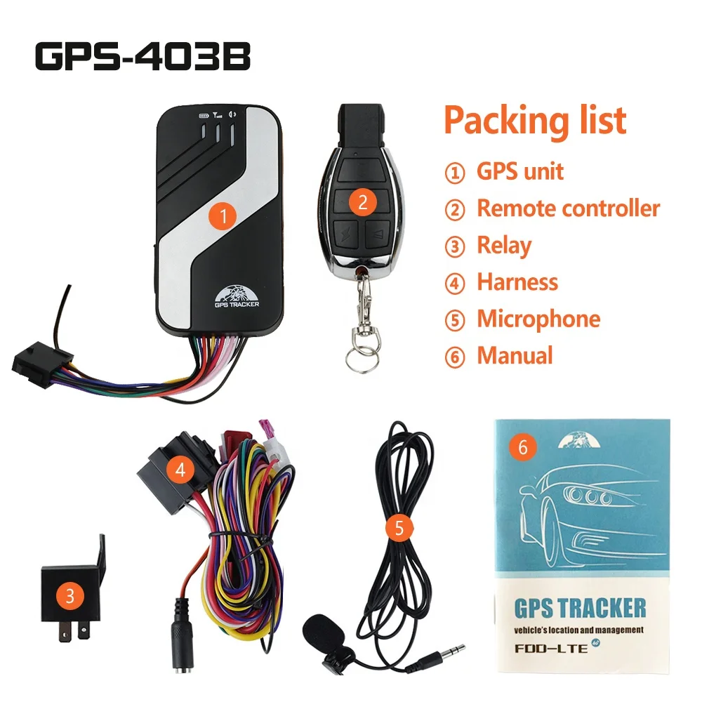 2G 4G Car Tracker Anti-theft Real Time Tracking GSM Locator Waterproof GPS Tracker Rastreador GPS403A 403C