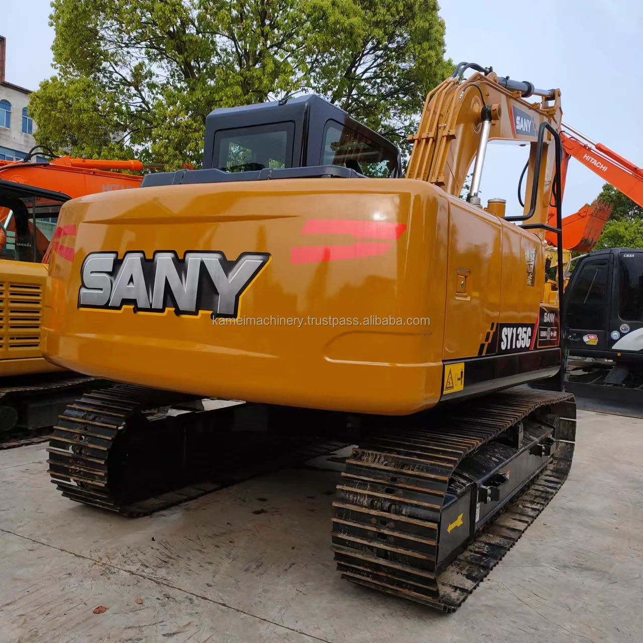 SANY 2020-2022 SY135C PRO высокое качество 13 тонн подержанный гусеничный экскаватор Isuzu моторный насос SY95C SY155C SY215C Series