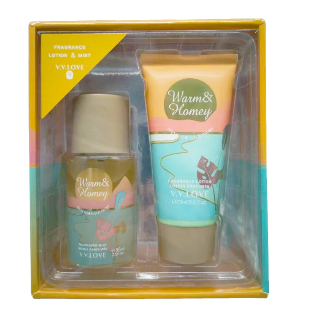 VL9059-15 Cool & Cheerful 75ML-Body lotion+ 85ML-Body mist 2PCS Perfume Set