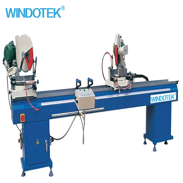 Plastic Profile Frame Window and Door Double Head Cutting Saw Machine