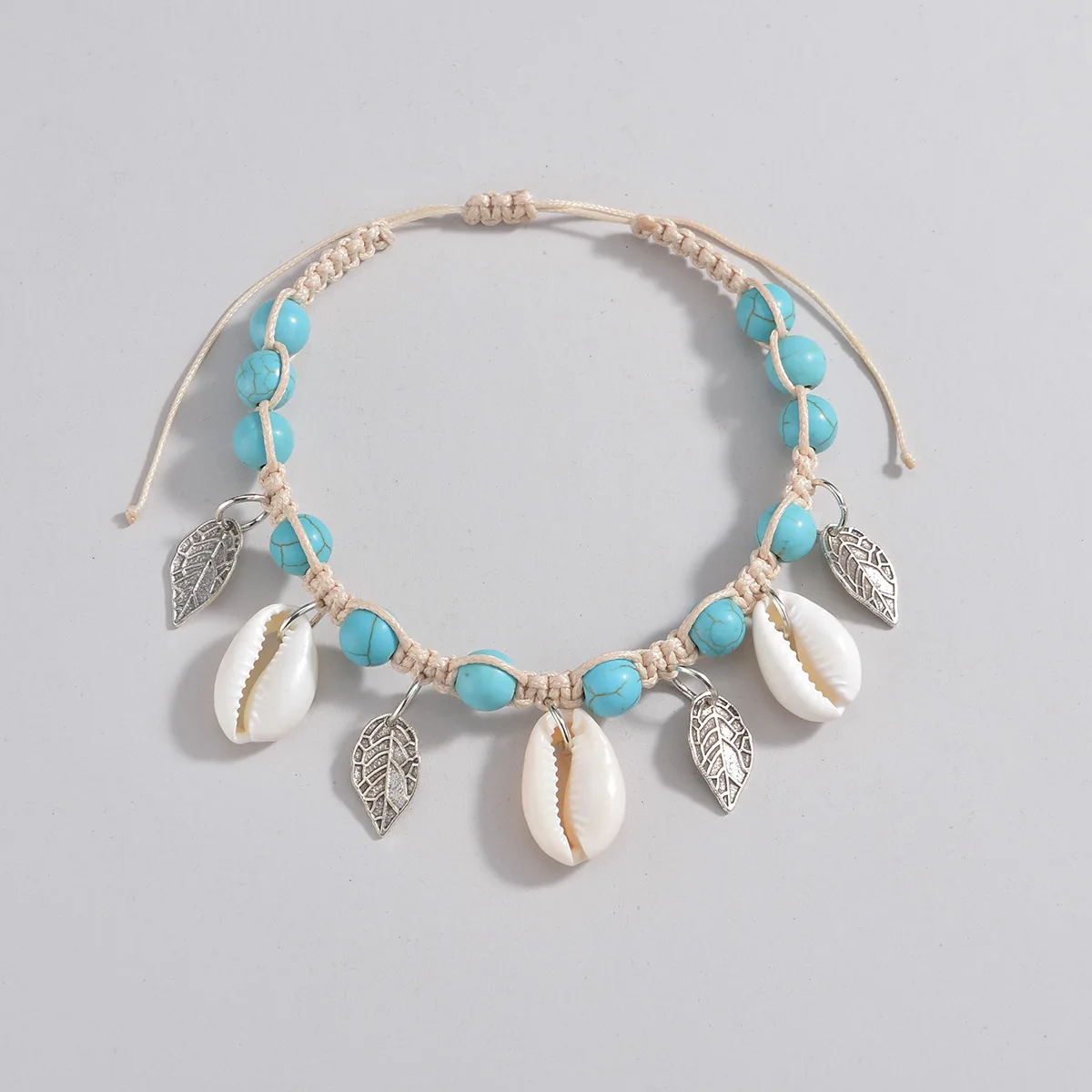 Ladies Sexy Slave Bead Jewelry Anklet New Gold Metal Design with Shell Foot Seed Beads Bohemia Style for Weddings Parties Gifts