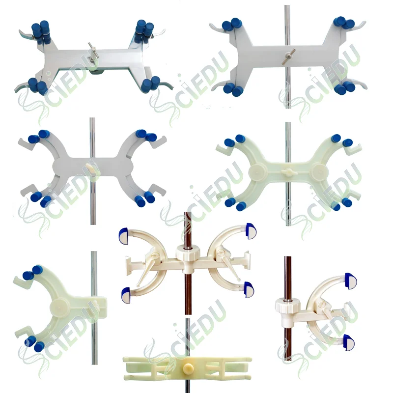 Wholesale price Lab Supplies Laboratory Stands And Clamps Metal/Al Alloy/Plastic-Coated/Chrome plated Cross Clamps For Lab Stand