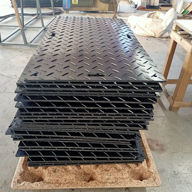 Черный Uhmwpe и HDPE защитный коврик для заземления временная платформа пляжный доступа