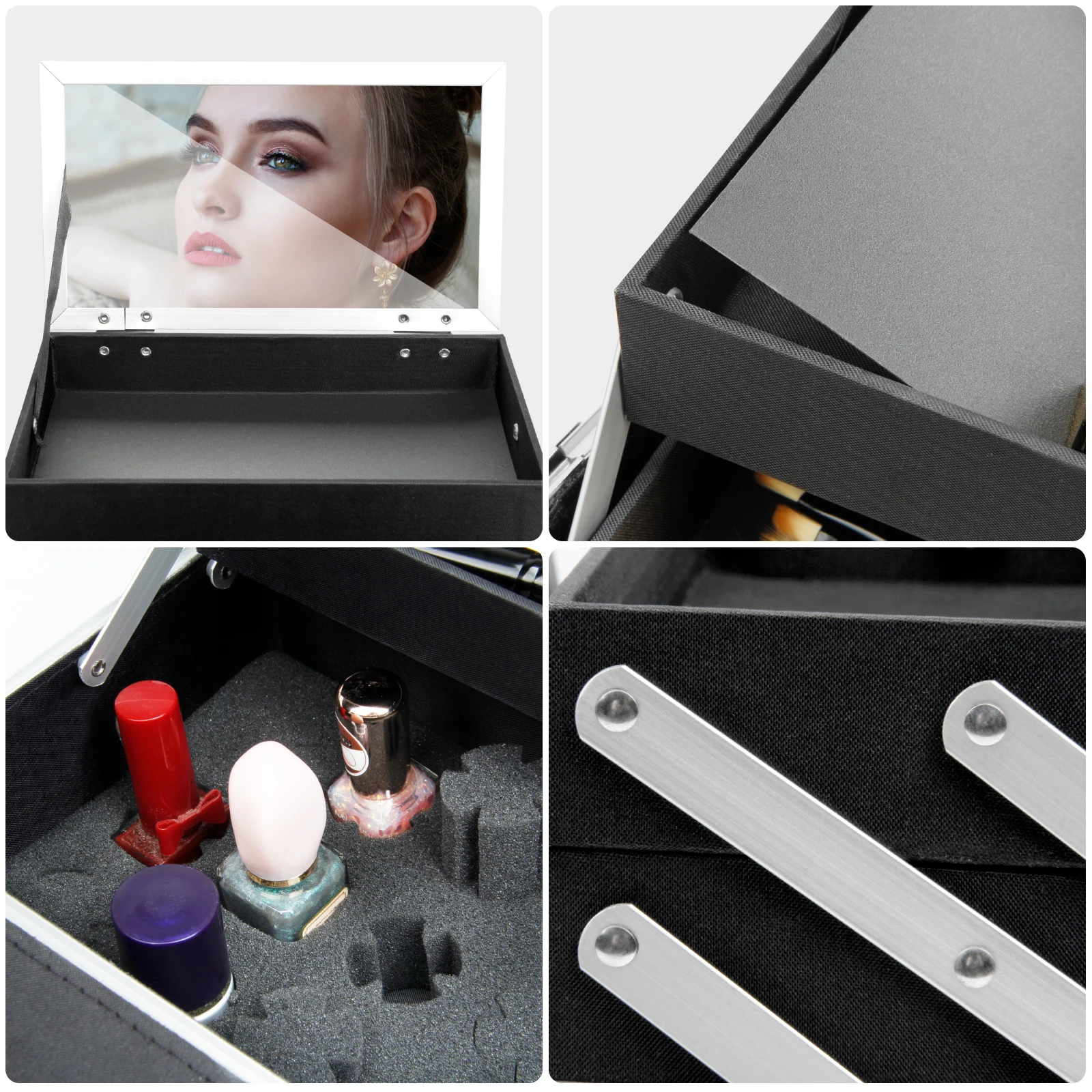 Excellent quality portable makeup beauty makeup makeup box cosmetic