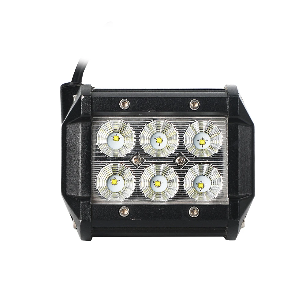 LED Light Bar 4 Inch 18W Spot LED Pods 1800lm Off Road Driving Fog Light Work Light