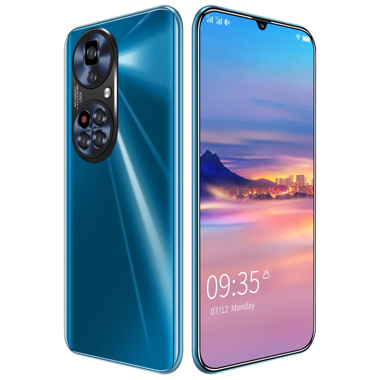 Huwai P50 pro + 7.1 inch 16GB + 768GB Android smartphone 10 core 5G LET phone 3 camera MTK6580 face ID unlock mobile phone