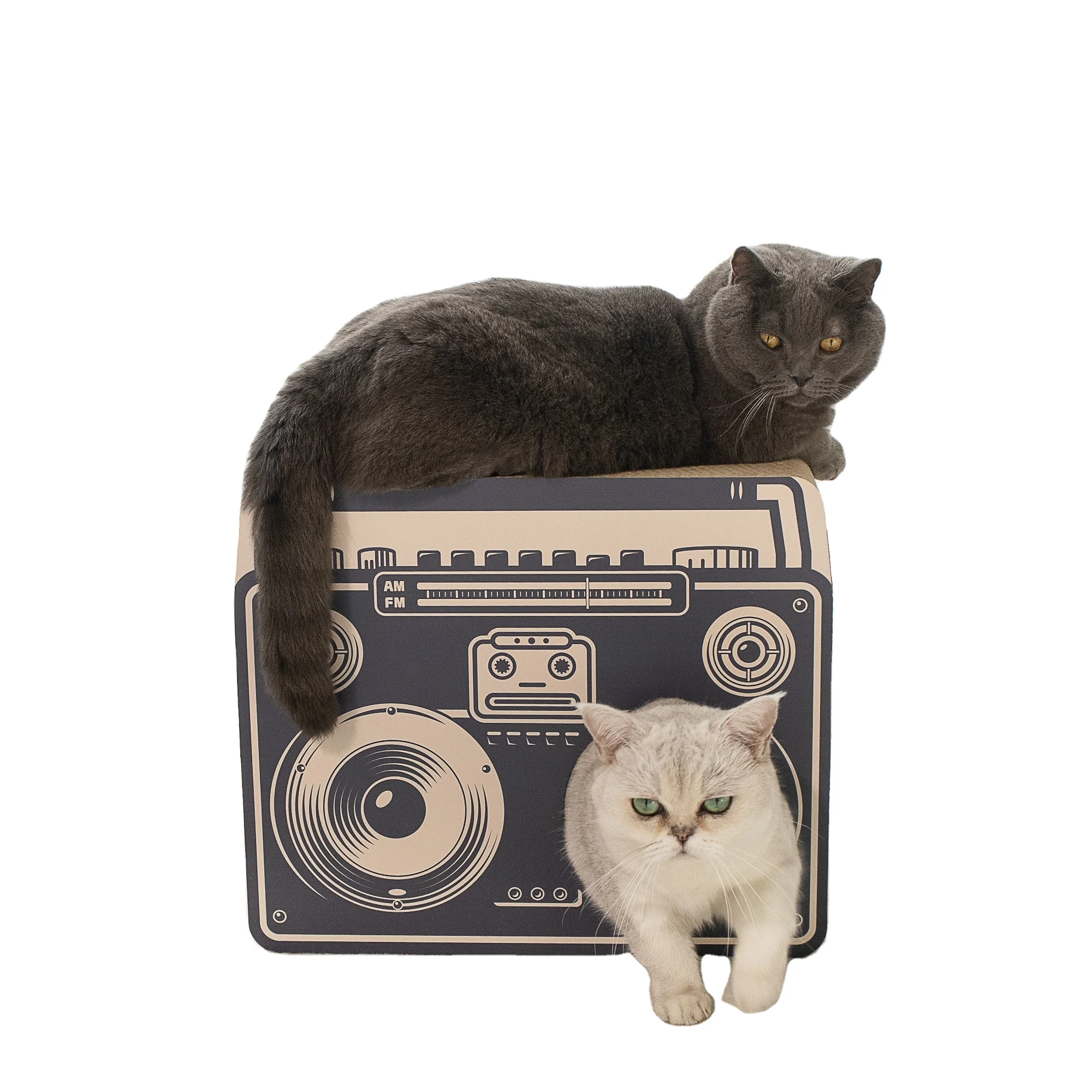 Factory High Quality Large Cat Scratching House Factory Corrugated Paper Board Cat Scratcher