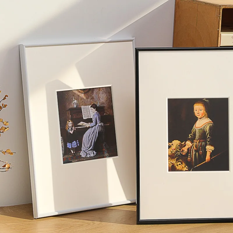 a0 a1 a2 a3 a4 b1 b2 b3 b4 poster Metal picture painting frame black rose golden silver alloy aluminium photo frame