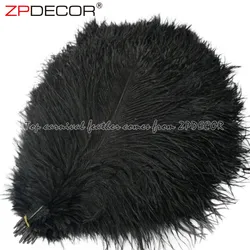 ZPDECOR Wholesale Cheap Size 25-30 cm Dyed Ostrich Feathers for Hat Design