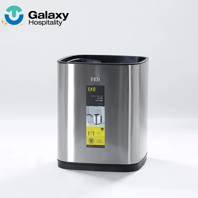 Classic Leather Trash Cans Waste Paper Basket Storage Bin For Bathroom Kitchen Office Hotel Waste Bin Sensor