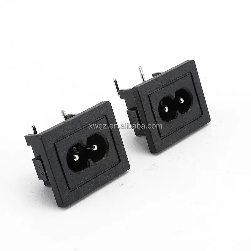 Supply DB-8 two - core small bend full copper fire retardant big eight type power adapter