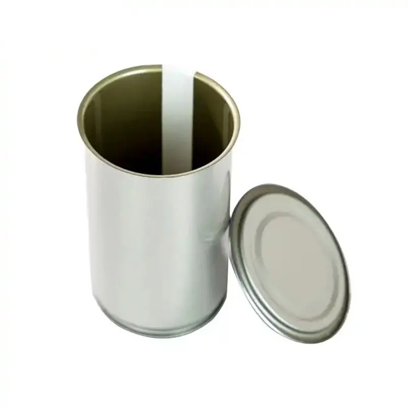 Custom 88mm 89mm Height With 52.3mm Dia #202 EOE Lid Empty Tin Cans Manufacturer For Sardine Fish Food Tomato Paste Sauce Coffee