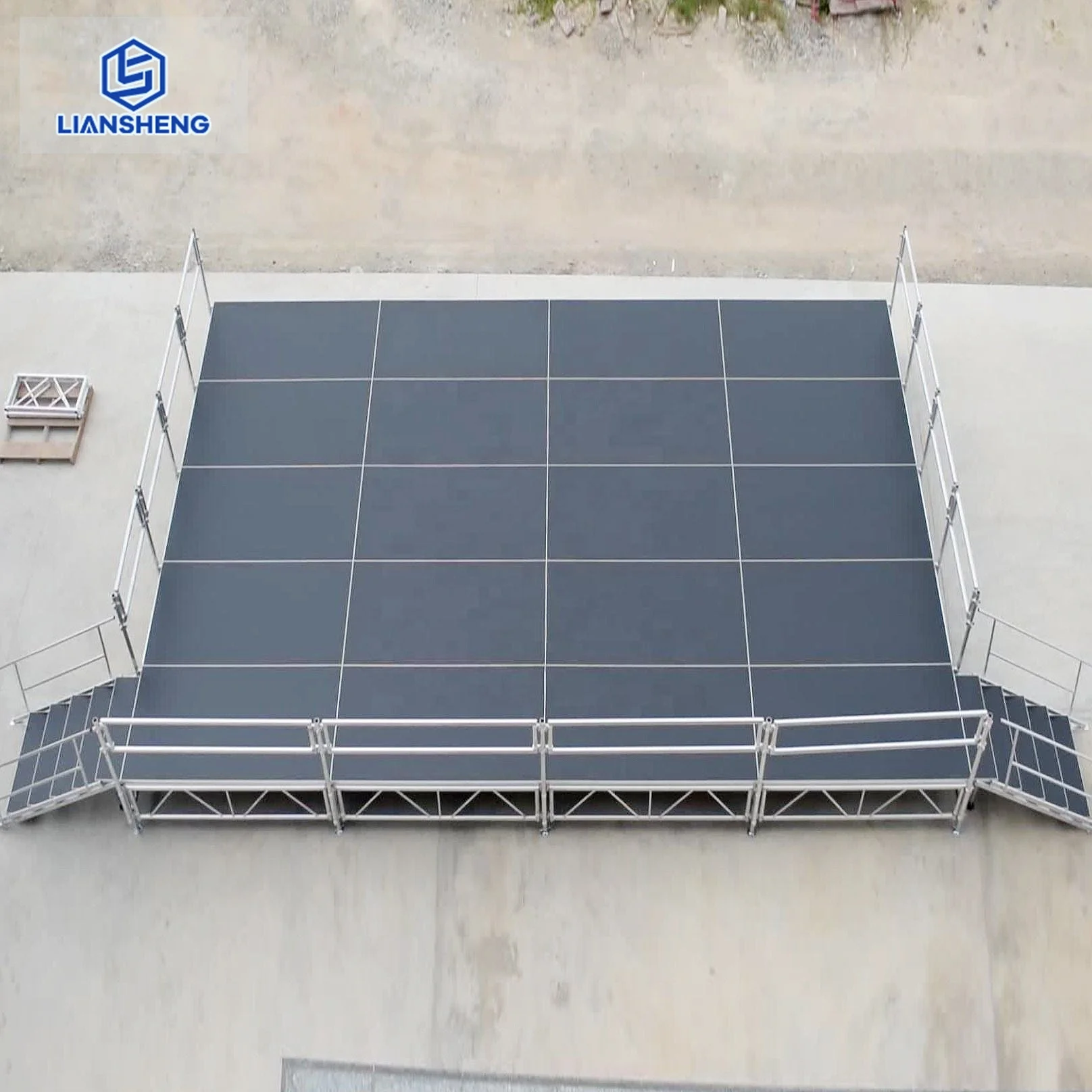 wholesale price outdoor stage truss display anti-slip Concert Wedding Stage Platform aluminum mobile Stage Podium for events