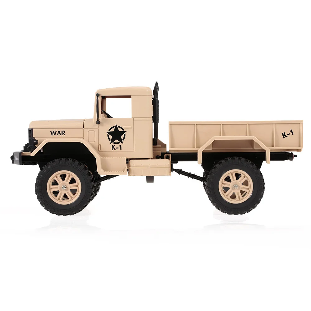 Wltoys 124302 1/12 Rc Car 2.4Ghz Electric Four-Wheel Drive Military Truck Full Scale Military Off-Road Rc Car Toys