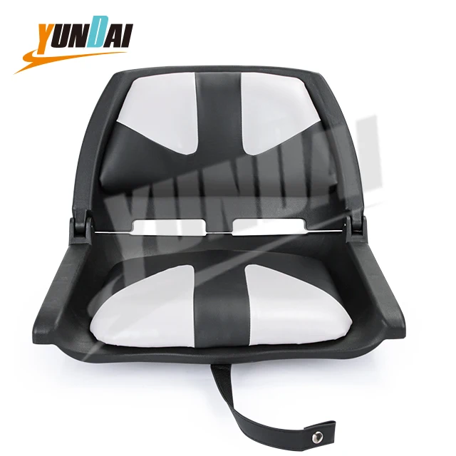 Cheap Made In China Marine Grade Vinyl Charcoal Low Back Folding Seat Boat Passenger Seat Bass Seat