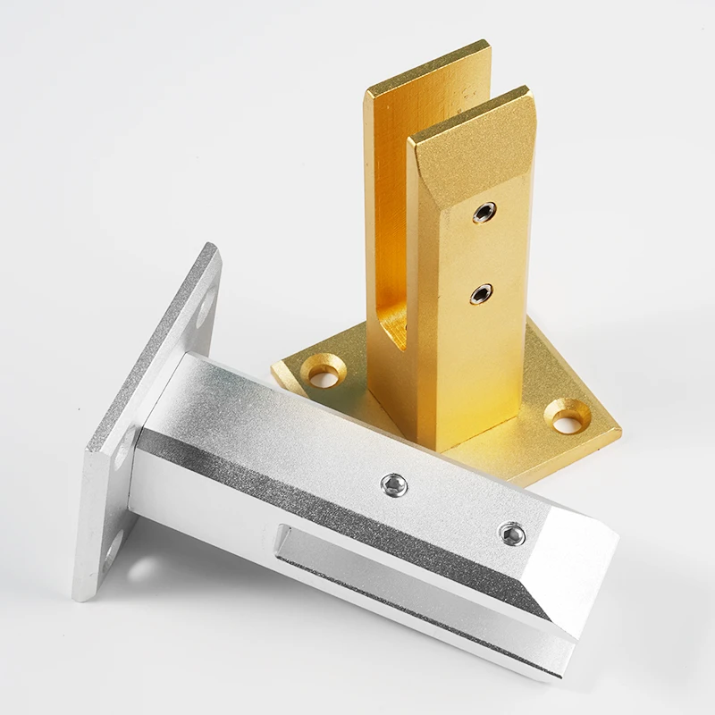 outdoor balcony glass frameless balustrade aluminum u shape channel railing system