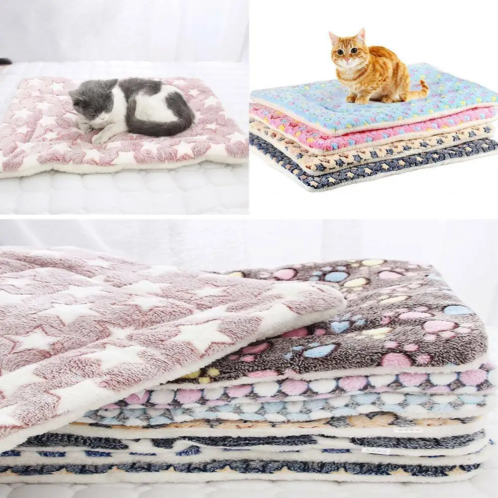 Pet Dog Puppy Cat Soft Bed Mat Pet Pillow Blanket Cushion Mattress Washable